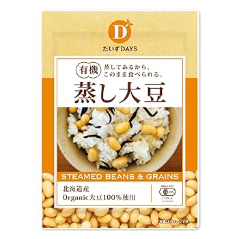 Amazon | [ だいずデイズ 公式 ] 有機蒸し大豆 蒸し豆 [ 100g 1